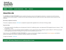 Tablet Screenshot of hraiheatingcoolingincentive.ca